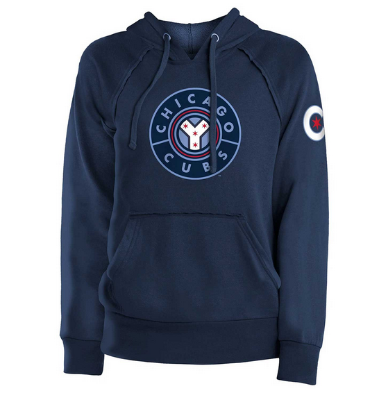 Women's Chicago Cubs Navy City Connect Hooded Women's Chicago Cubs Navy City Connect Hooded